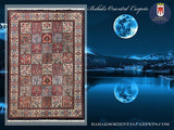 19449-Sarough Handmade/Hand-Knotted Persian Rug/Carpet Traditional Authentic/ Size: 6'8"x 4'7"