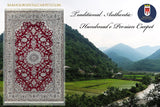 19558-Nain Hand-Knotted/Handmade Persian Rug/Carpet Traditional Authentic/ Size: 8'3" x 5'1"