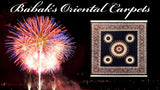 19581-Royal Moud  Handmade/Hand-Knotted Persian Rug/Traditional Carpet Authentic/ Size: 7'0" x 6'7"