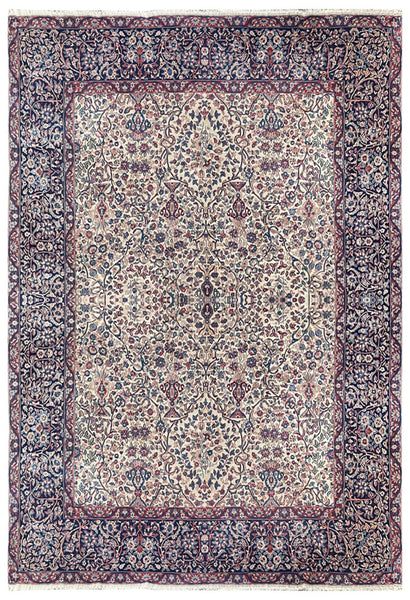 19789 - Antique Kerman 1930-1940 Hand-Knotted/Handmade Persian Rug/Carpet Traditional/Authentic/ Size: 11'7" x 9'0"/ 353cm x 274cm