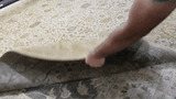 19869-Chobi Ziegler Hand-Knotted/Handmade Afghan Rug/Carpet Modern Authentic/Size: 9'6" x 8'1"