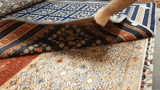 19985-Lori Gabbeh Hand-Knotted/Handmade Persian Rug/Carpet Tribal/Nomadic Authentic/ Size: 11'8" x 8'4"