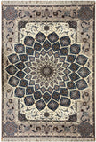 26716- Isfahan Persian Hand-Knotted Authentic/Traditional Carpet/Rug/ Size: 8'0'' x 5'3''