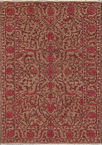 22603- Chobi Ziegler Afghan Hand-knotted Contemporary/Modern Carpet/Rug/ Size: 7'11" x 5'7" / 241cm x 170cm