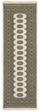 27607-Bokhara Hand-Knotted/Handmade Pakistani Rug/Carpet Tribal/Nomadic Authentic/ Size: 7'9" x 2'6"/236 cm × 76 cm