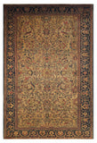 17839-Tabriz Antiqe 1890-1920 Hand-Knotted/Handmade Persian Rug/Carpet Traditional Authentic Size: 6'6" x 4'2"/ 198cm x 127cm