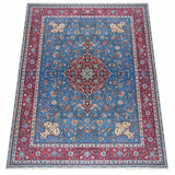 27134- Antique Tabriz Persian Hand-knotted Carpet Authentic/Traditional Carpet/Rug/Size: 11'0" x 8'4"/335cm x 254cm