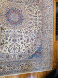 27128-Nain Habibian Hand-Knotted/Handmade  Persian Rug/Carpet Traditional Authentic/ Size: 13'7" x 10'6"/414cm x 320cm