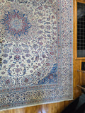 27128-Nain Habibian Hand-Knotted/Handmade  Persian Rug/Carpet Traditional Authentic/ Size: 13'7" x 10'6"/414cm x 320cm