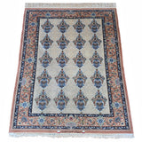 27130- Isfahan Persian Hand-Knotted Authentic/Traditional Carpet/Rug/ Size: 5'3" x 3'5"/160cm x 104cm