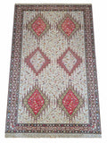 27135 - Kilim Hand-Woven/Flat Weaved/Handmade Afghan Kelim/Carpet Tribal/Nomadic Authentic/Size: 6'9" x 4'3"/206cm x 130cm