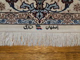 19417-Isfahan Hand-Knotted/Handmade Persian Rug/Carpet Traditional Authentic/ Size: 7'5" x 4'9"