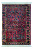 27136-Antique Sarough Hand-Knotted/Handmade Persian Rug/Carpet Traditional/Authentic/ Size: 4'9" x 3'4"/145cm x 102cm