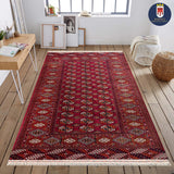 20512-Turkmen Hand-Knotted/Handmade Persian Rug/Carpet Traditional/Authentic/ Size: 6'6" x 4'4"