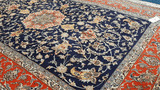 20564-Isfahan Hand-knotted/Handmade Persian Rug/Carpet Traditional Authentic/ Size: 7'9" x 5'0"