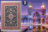 20564-Isfahan Hand-knotted/Handmade Persian Rug/Carpet Traditional Authentic/ Size: 7'9" x 5'0"