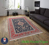 20564-Isfahan Hand-knotted/Handmade Persian Rug/Carpet Traditional Authentic/ Size: 7'9" x 5'0"