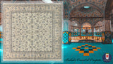 20576-Nain Hand-Knotted/Handmade  Persian Rug/Carpet Traditional Authentic/ Size: 6'7" x 6'6"