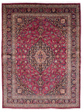 27383-Mashad Hand-Knotted/Handmade Persian Rug/Carpet Traditional Authentic/ Size: 12'8" x 9'11"/386cm x 302cm