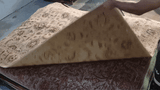 20674 -Chobi Ziegler Hand-knotted/Handmade Afghan Rug/Carpet Traditional Authentic/ Size: 7'7" x 5'8"