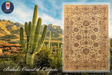20674 -Chobi Ziegler Hand-knotted/Handmade Afghan Rug/Carpet Traditional Authentic/ Size: 7'7" x 5'8"