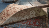 20675 -Chobi Ziegler Hand-knotted/Handmade Afghan Rug/Carpet Traditional Authentic / Size: 7'11" x 5'10"