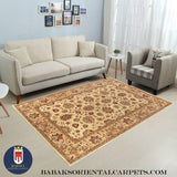 20675 -Chobi Ziegler Hand-knotted/Handmade Afghan Rug/Carpet Traditional Authentic / Size: 7'11" x 5'10"