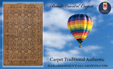 20861 - Tabriz  Afghan Hand-Knotted/Handmade Afghan Rug/Carpet Traditional Authentic/ Size: 7'3" x 4'5"