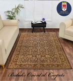 20861 - Tabriz  Afghan Hand-Knotted/Handmade Afghan Rug/Carpet Traditional Authentic/ Size: 7'3" x 4'5"
