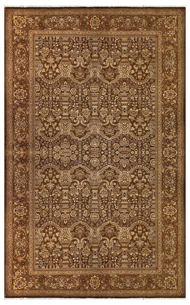20861 - Tabriz  Afghan Hand-Knotted/Handmade Afghan Rug/Carpet Traditional Authentic/ Size: 7'3" x 4'5"/ 221cm x 135cm