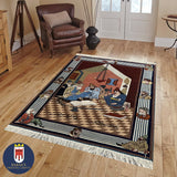 20875-Tabriz Hand-knotted/Handmade Persian Rug/Carpet Traditional Authentic/ Size: 4'10" x 3'4"