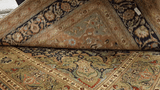 20881-Tabriz Hand-Knotted Semi-Antique(Circa 1980-1995)/Handmade Persian Rug/Carpet Traditional Authentic/ Size: 9'8" x 6'3"