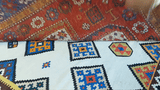 20882-Antique Kazak Handmade/Hand-Knotted Russian Rug/Carpet Tribal/Nomadic Authentic/ Size: 7’4” x 4’11”