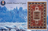 20882-Antique Kazak Handmade/Hand-Knotted Afghan Rug/Carpet Tribal/Nomadic Authentic/ Size: 7’4” x 4’11”