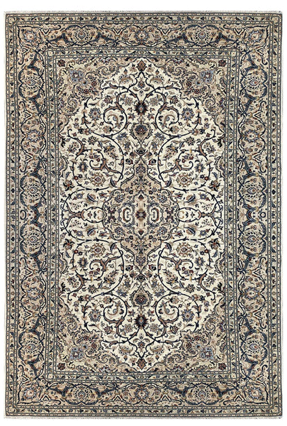 20915-Kashan Hand-Knotted/Handmade Persian Rug/Carpet Traditional Authentic/ Size: 7'2" x 4'5"/ 89cm x 135cm