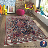 20921-Kashan Hand-Knotted/Handmade Persian Rug/Carpet Traditional Authentic/ Size: 6'9" x 4'6"