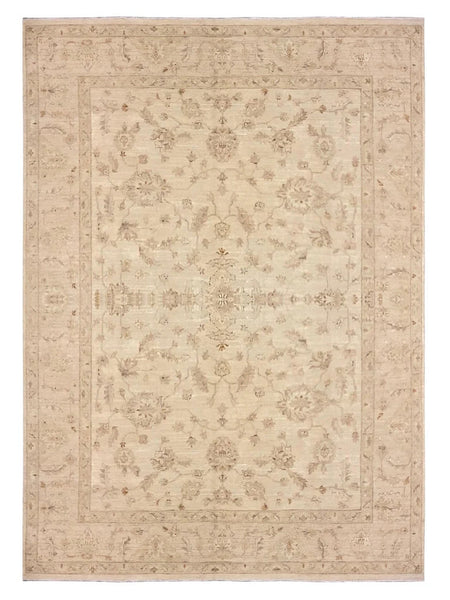 20970- Royal Chobi Ziegler Hand-knotted/Handmade Afghan Rug/Carpet Traditional Authentic/ Size: 11'6" x 8'10"