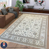 21071-Royal Chobi Ziegler Hand-knotted/Handmade Afghan Rug/Carpet Traditional Authentic/ Size: 11'11" x 8'10"
