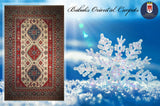 21513-Kazak Hand-Knotted/Handmade Afghan Rug/Carpet Tribal/Nomadic Authentic/ Size: 11'2" x 8'6"