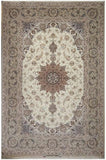 21548-Isfahan Hand-Knotted/Handmade Persian Rug/Carpet Traditional Authentic/ Size: 6'7''x 4'2''