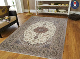 21548-Isfahan Hand-Knotted/Handmade Persian Rug/Carpet Traditional Authentic/ Size: 6'7''x 4'2''