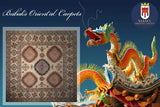 21562-Kazak Hand-Knotted/Handmade Afghan Rug/Carpet Tribal/Nomadic Authentic/ Size: 6'6''x 6'3''