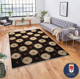 21738-Chobi Ziegler Hand-Knotted/Handmade Afghan Rug/Carpet Modern Authentic/Size: 6'2" x 5'1"