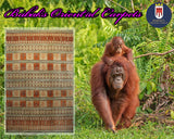 21750-Chobi Ziegler Hand-Knotted/Handmade Afghan Rug/Carpet Modern Authentic/Size: 6'7" x 5'2"