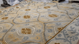 21763 - Chobi Ziegler Hand-Knotted/Handmade Afghan Rug/Carpet Modern Authentic/Size: 9'8" x 8'2"