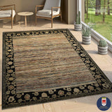 21771 - Chobi Ziegler Hand-Knotted/Handmade Afghan Rug/Carpet Modern Authentic/Size: 6'4" x 4'8"