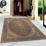 22132 - Tabriz Handmade/Hand-Knotted Persian Rug/Traditional/Carpet Authentic/Size: 9'7" x 6'4"