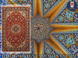 22201 - Sarough Hand-Knotted/Handmade persian Rug/Carpet Traditional Authentic/Size: 4'9" x 3'0"