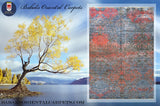 22256 - Indian Hand-knotted/Hand-weaved Rug/Modern/Carpet Authentic/Classic/Contemporary/Modern/Size: 7'9" x 5'5"