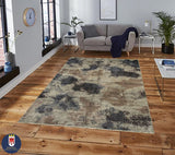 22263 - Indian Hand-knotted/Hand-weaved Rug/Carpet Authentic/Classic/Contemporary/Modern/Size: 9'7" x 6'3"